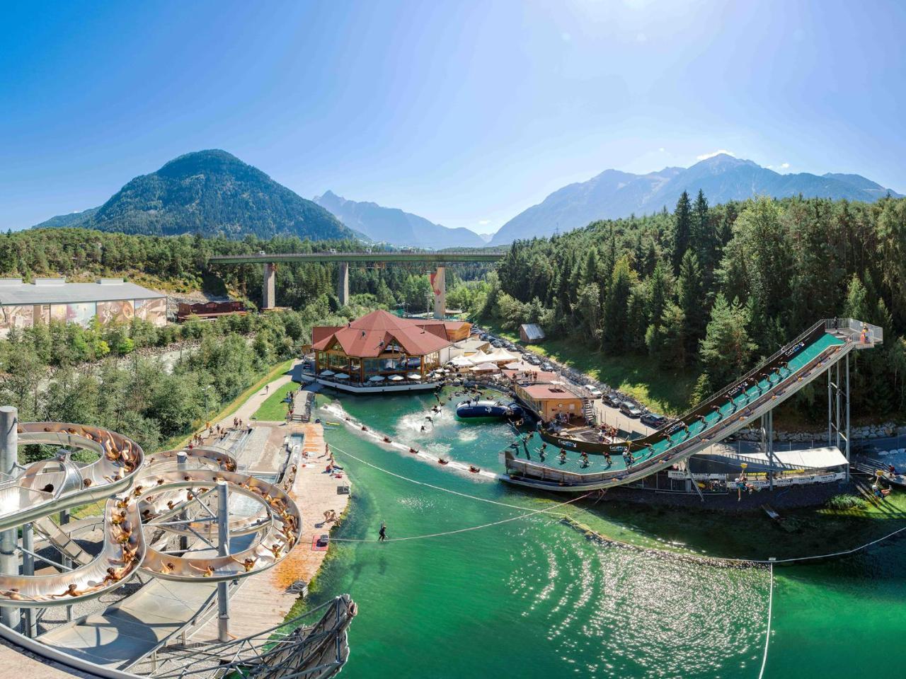 Area 47 - Tirol Hotel Ötztal-Bahnhof Eksteriør billede